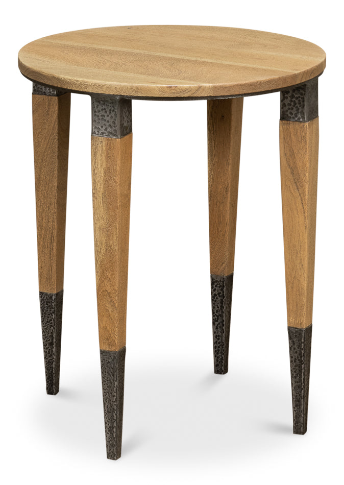 American Home Furniture | Sarreid - Saber Leg Chairside Table - Round