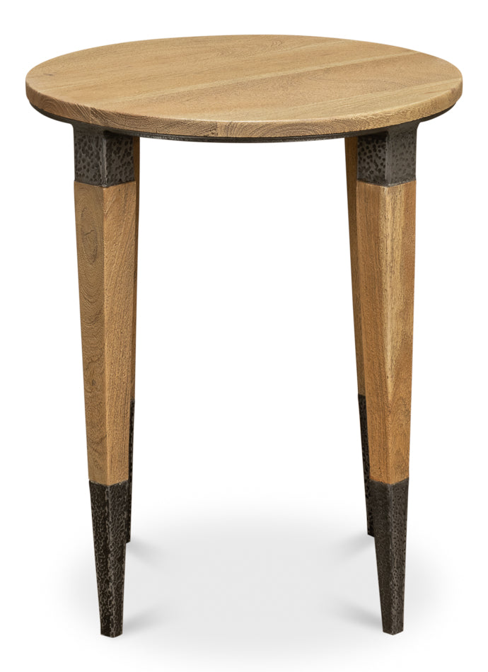 American Home Furniture | Sarreid - Saber Leg Chairside Table - Round