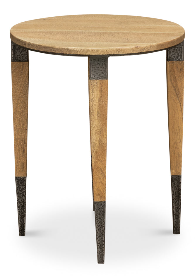 American Home Furniture | Sarreid - Saber Leg Chairside Table - Round