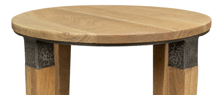 American Home Furniture | Sarreid - Saber Leg Chairside Table - Round