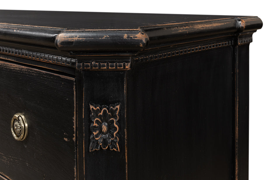 American Home Furniture | Sarreid - Fisher Commode With Onyx Finish