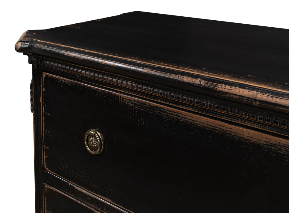 American Home Furniture | Sarreid - Fisher Commode With Onyx Finish