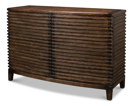 Sarreid Ribbed Remington Small Sideboard SIDEBOARDS + CREDENZAS