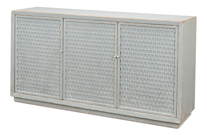 American Home Furniture | Sarreid - Honeycomb Front Sideboard