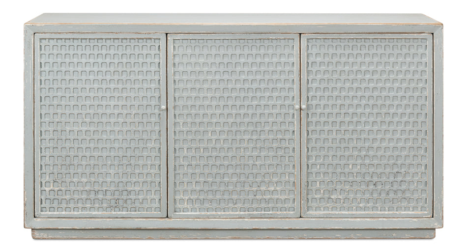 American Home Furniture | Sarreid - Honeycomb Front Sideboard