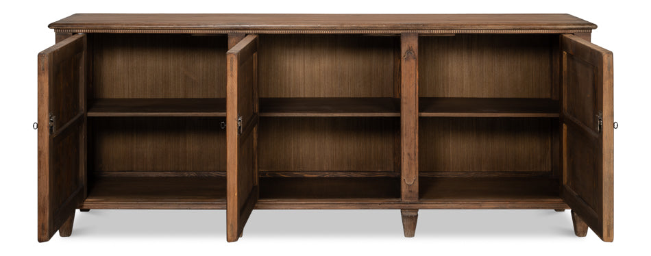 American Home Furniture | Sarreid - French Country Sideboard - Old Pine Stain