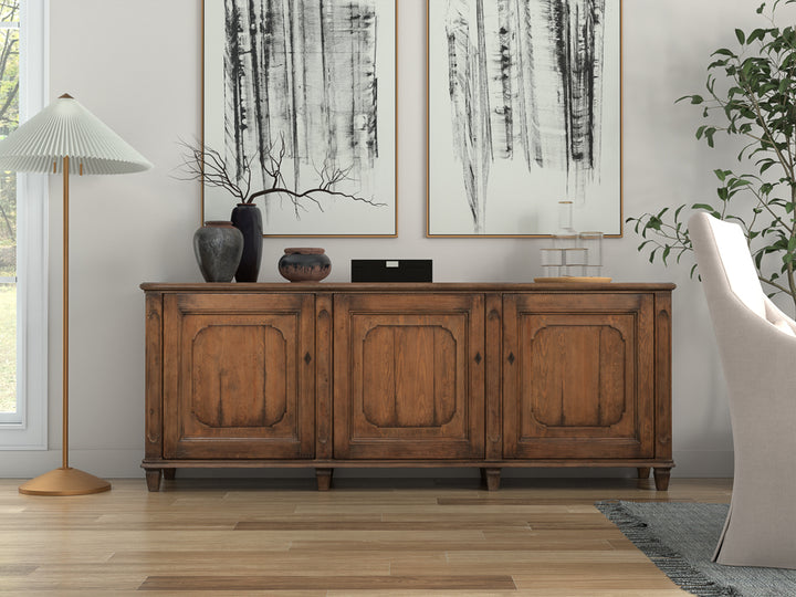 American Home Furniture | Sarreid - French Country Sideboard - Old Pine Stain