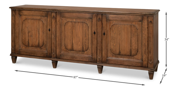 American Home Furniture | Sarreid - French Country Sideboard - Old Pine Stain