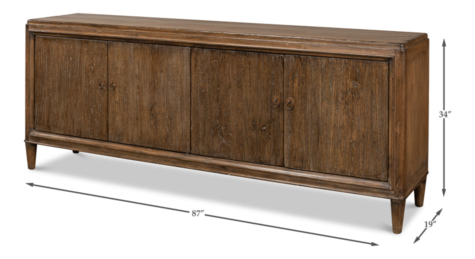 American Home Furniture | Sarreid - Deco Wall Sideboard