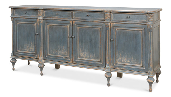 American Home Furniture | Sarreid - Lilac Sideboard - Blue Finish