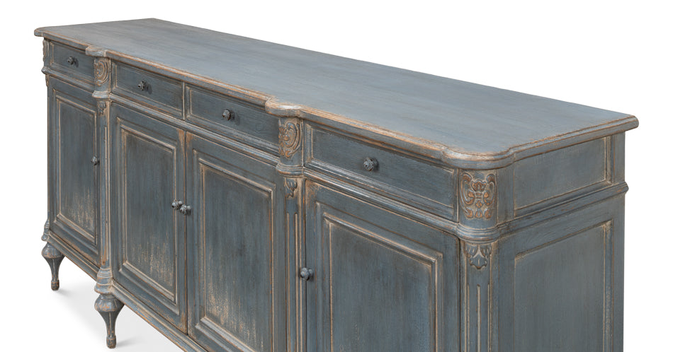 American Home Furniture | Sarreid - Lilac Sideboard - Blue Finish