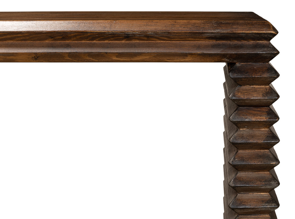 American Home Furniture | Sarreid - Stacked Console Table