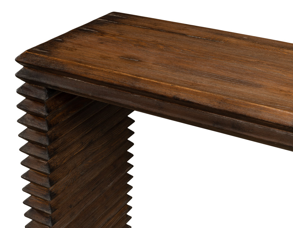 American Home Furniture | Sarreid - Stacked Console Table