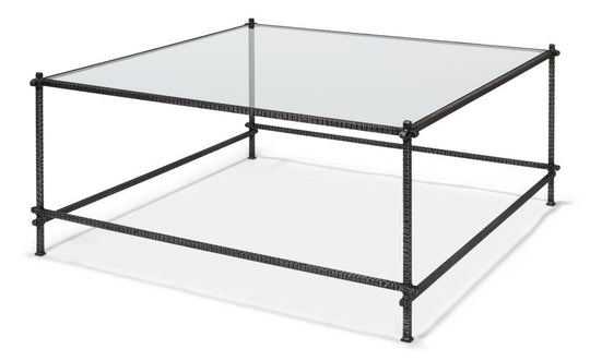Sarreid Serrated Edge Iron Coffee Table COFFEE TABLES