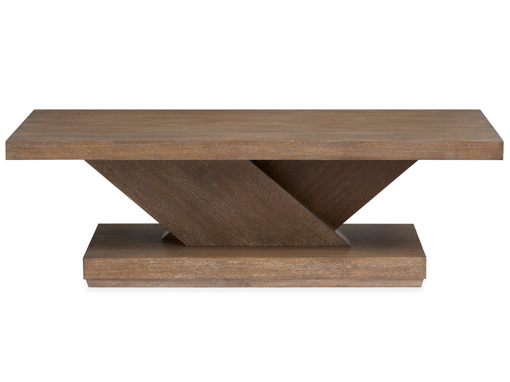 Lansbury Antique Wheat Rectangular Cocktail Table With Casters - T5940-43
