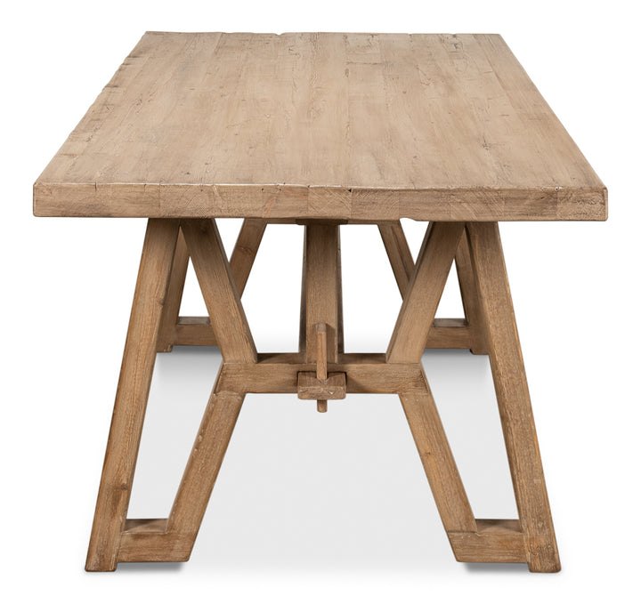 American Home Furniture | Sarreid - Miner's Camp Dining Table