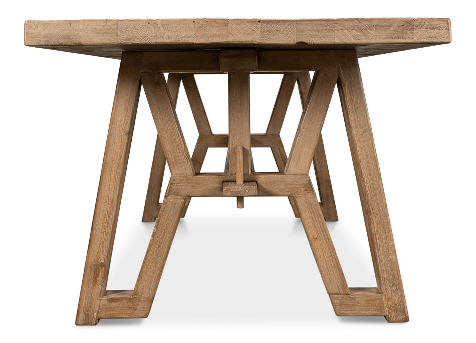 American Home Furniture | Sarreid - Miner's Camp Dining Table