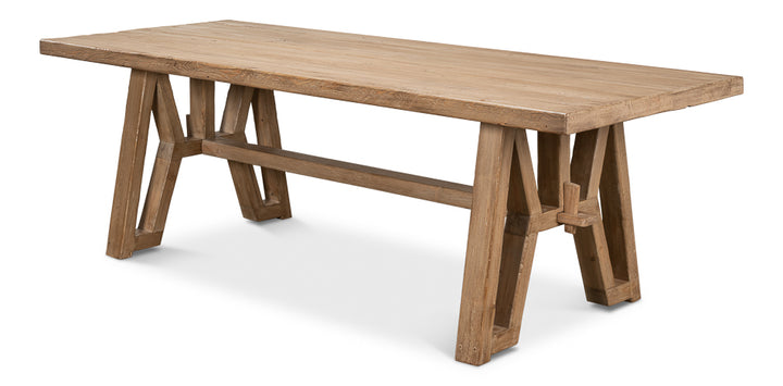 American Home Furniture | Sarreid - Miner's Camp Dining Table