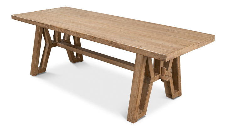 American Home Furniture | Sarreid - Miner's Camp Dining Table