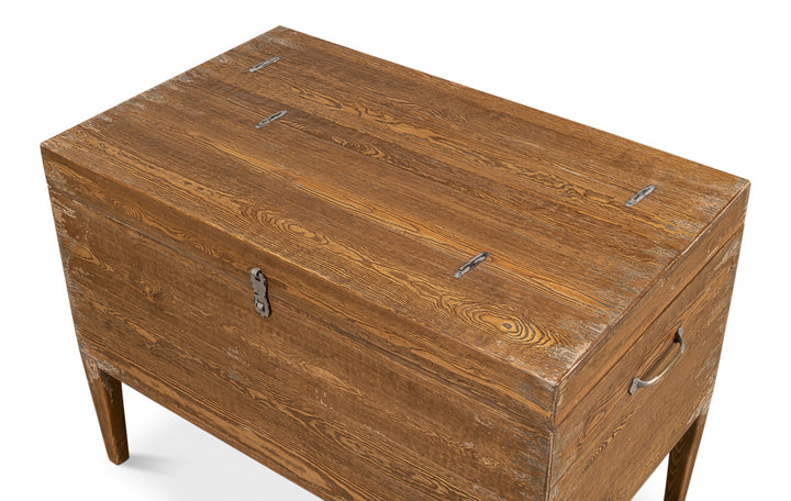 American Home Furniture | Sarreid - Trunk Side Table