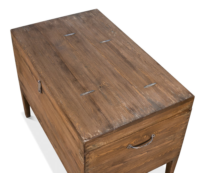 American Home Furniture | Sarreid - Trunk Side Table