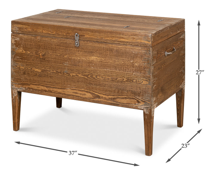 American Home Furniture | Sarreid - Trunk Side Table