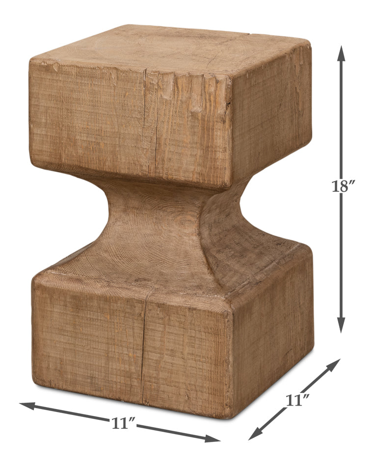 American Home Furniture | Sarreid - Beam End Stool