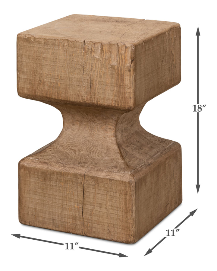 American Home Furniture | Sarreid - Beam End Stool