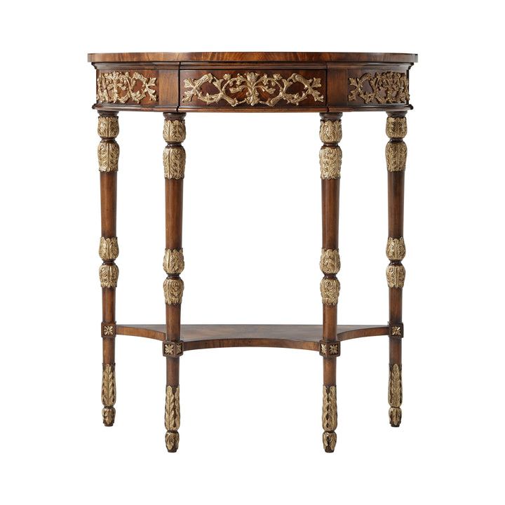 American Home Furniture | Theodore Alexander - Beauty of Leaves Accent Console Table