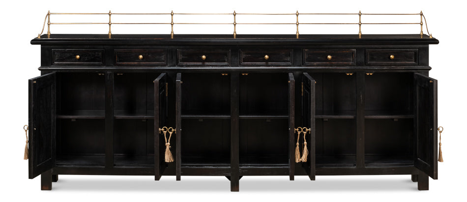 American Home Furniture | Sarreid - Covent Gardens Sideboard - Ebony