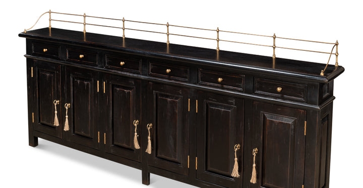 American Home Furniture | Sarreid - Covent Gardens Sideboard - Ebony