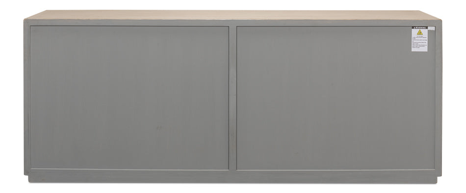 American Home Furniture | Sarreid - St. Nevis Sideboard - Grey Wash