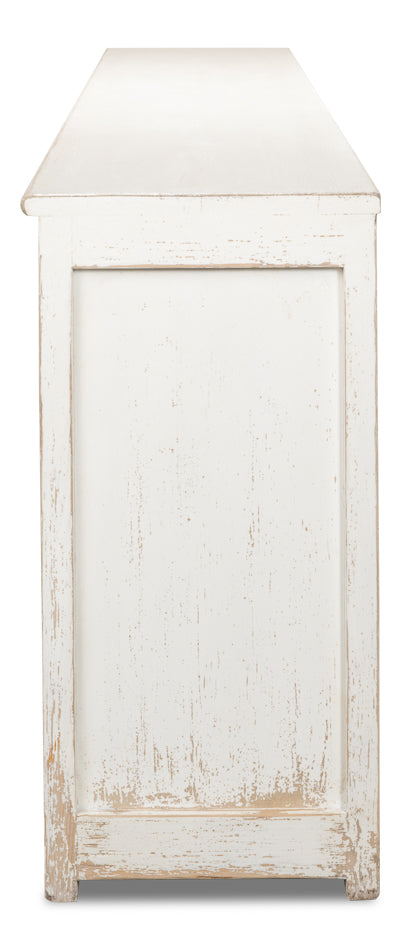 American Home Furniture | Sarreid - Eight Is Enough Sideboard - Whitewash