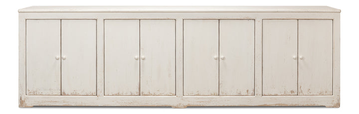 American Home Furniture | Sarreid - Eight Is Enough Sideboard - Whitewash