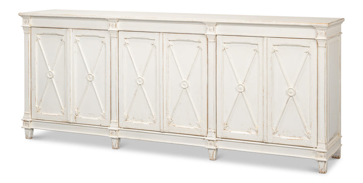 American Home Furniture | Sarreid - Marksman Sideboard - Whitewash