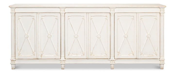 American Home Furniture | Sarreid - Marksman Sideboard - Whitewash