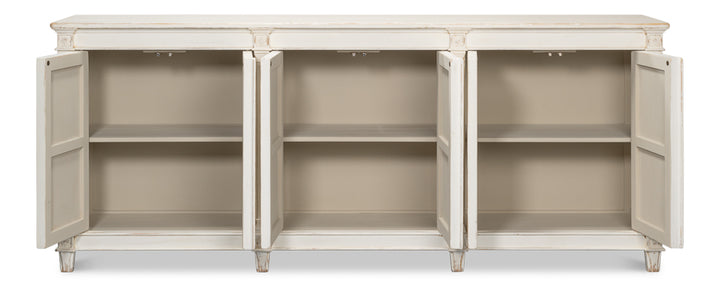 American Home Furniture | Sarreid - Marksman Sideboard - Whitewash