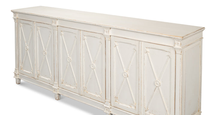 American Home Furniture | Sarreid - Marksman Sideboard - Whitewash