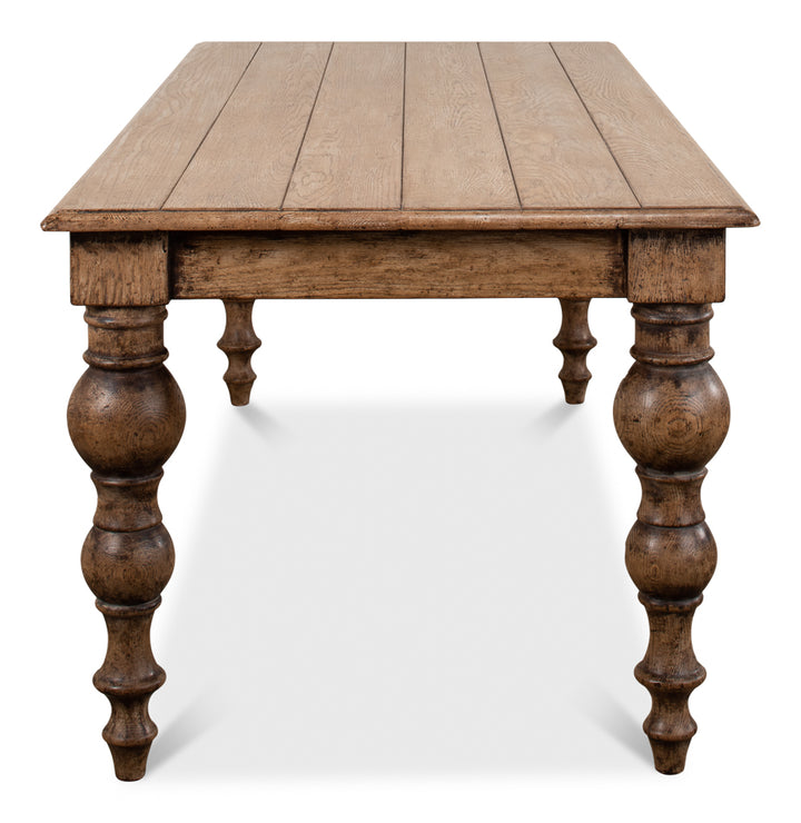 American Home Furniture | Sarreid - Oak Dining Table