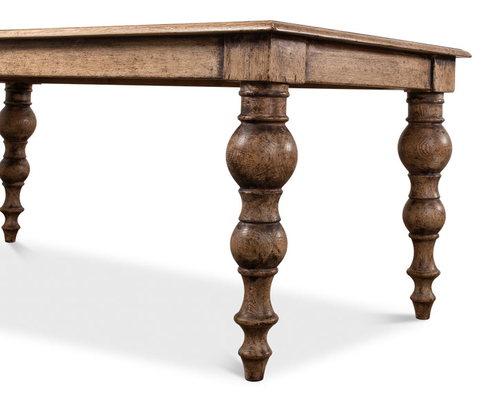 American Home Furniture | Sarreid - Oak Dining Table