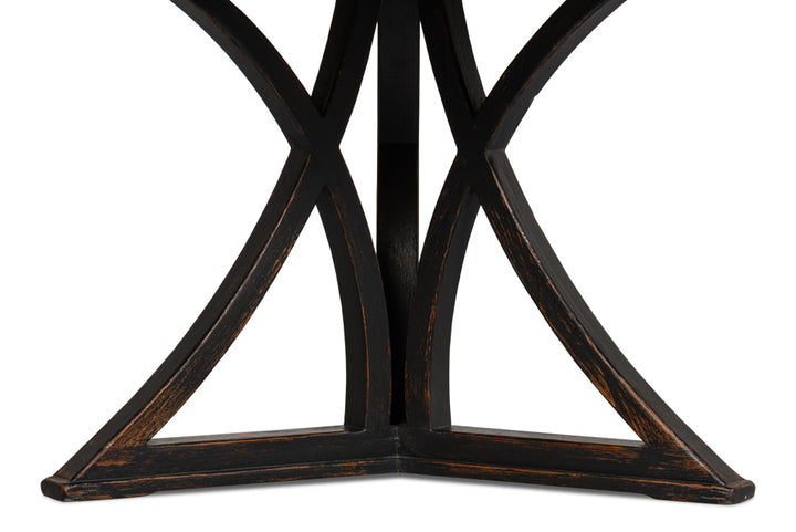 American Home Furniture | Sarreid - Flying Buttress Dining Table Ant. Black 