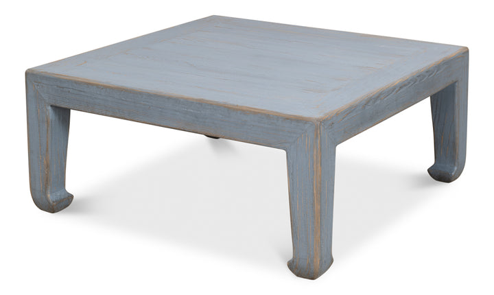 American Home Furniture | Sarreid - Classic Chinese Coffee Table - Blue