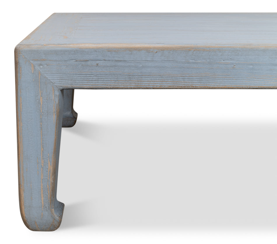 American Home Furniture | Sarreid - Classic Chinese Coffee Table - Blue