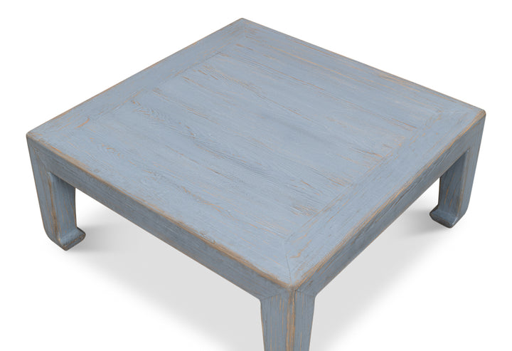 American Home Furniture | Sarreid - Classic Chinese Coffee Table - Blue