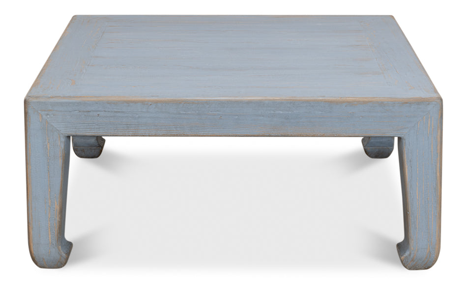 American Home Furniture | Sarreid - Classic Chinese Coffee Table - Blue