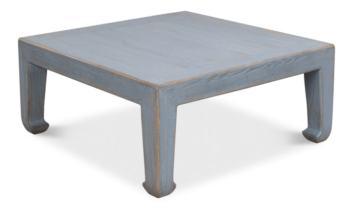 American Home Furniture | Sarreid - Classic Chinese Coffee Table - Blue