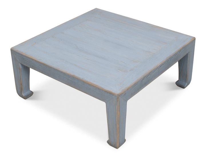 American Home Furniture | Sarreid - Classic Chinese Coffee Table - Blue