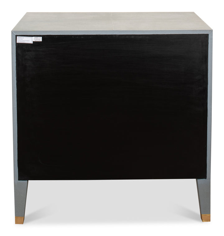 American Home Furniture | Sarreid - Gabriella Night Stand - Storm Grey