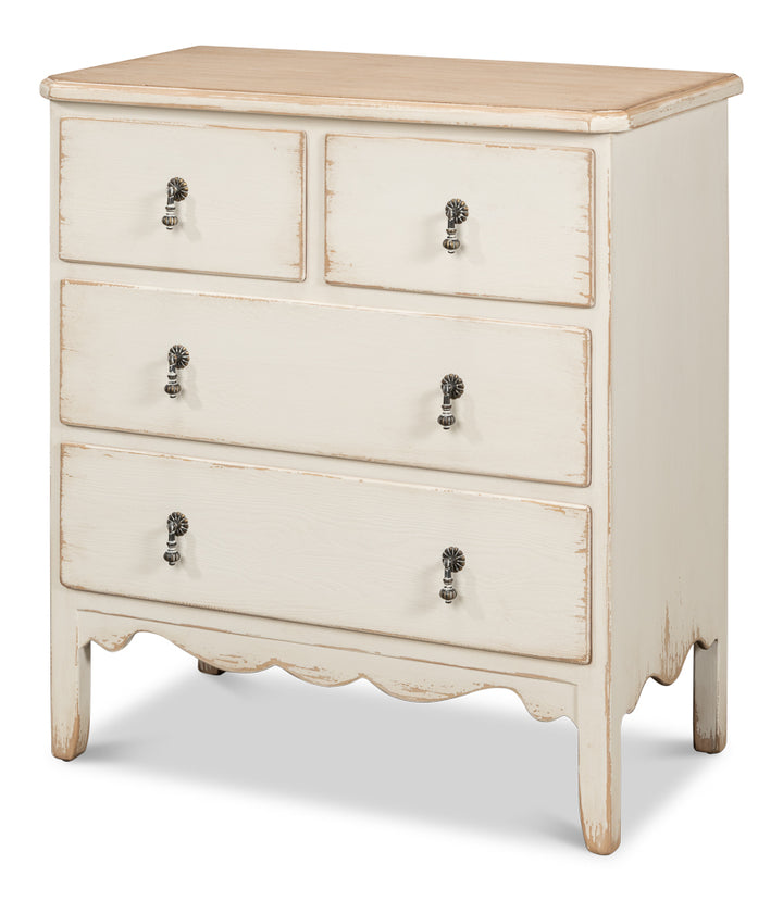 American Home Furniture | Sarreid - Swedish Commode - White