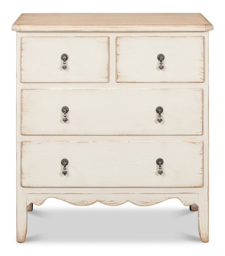 American Home Furniture | Sarreid - Swedish Commode - White